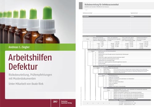 Arbeitshilfen Defektur mit Risikobeurteilungs-Block Arbeitshilfen Defektur mit Risikobeurteilungs-Block von Deutscher Apotheker Verlag