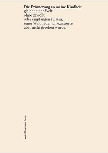 Laurent Ziegler: Die Erinnerung an meine Kindheit