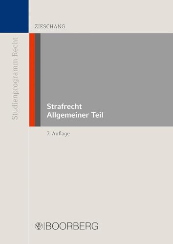 Strafrecht Allgemeiner Teil (Reihe Studienprogramm Recht) von Boorberg, R. Verlag