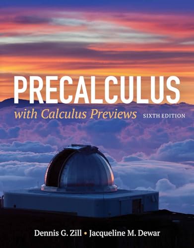Precalculus With Calculus Previews von Jones & Bartlett Publishers