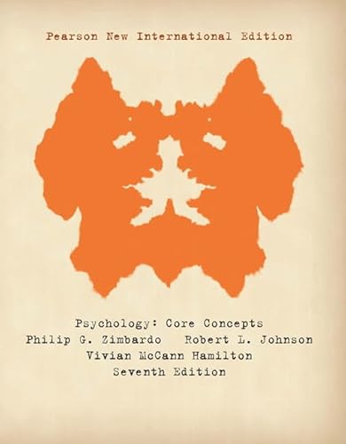 Psychology: Pearson New International Edition: Core Concepts