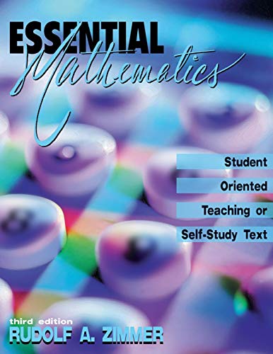 Essential Mathematics: Student Oriented Teaching or Self-Study Text von Kendall/Hunt Publishing Company