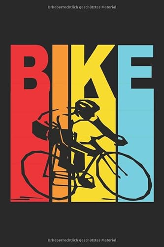 Fahrrad: Notizbuch A5 Kariert - zum planen, organisieren und notieren