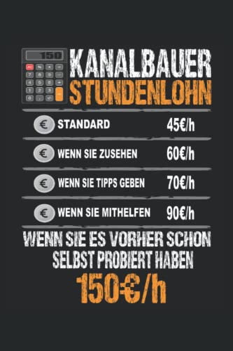 Kanalbau: Notizbuch A5 Liniert - zum planen, organisieren und notieren Kanalbau: Notizbuch A5 Liniert - zum planen, organisieren und notieren