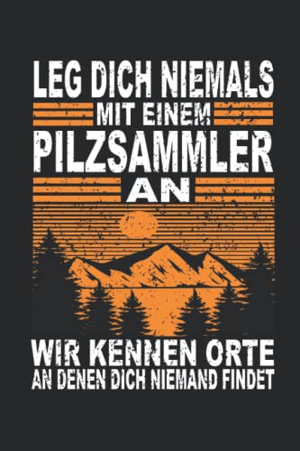 Pilzsammler: Notizbuch A5 Liniert - zum planen, organisieren und notieren