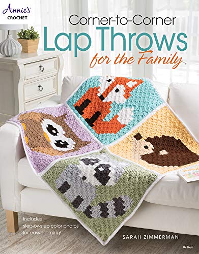 Corner-to-Corner Lap Throws for the Family: Includes Step-by-Step Color Photos for Easy Learning! (Annies Crochet)
