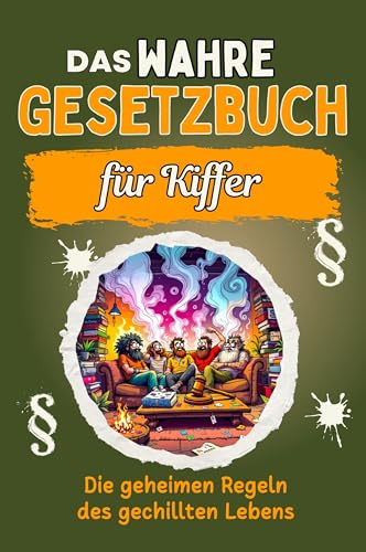 Das wahre Gesetzbuch für Kiffer: Die geheimen Regeln des gechillten Lebens. Genial lustiges Humorbuch - Das perfekte Geschenk für Weihnachten und Geburtstag von FlipFlop