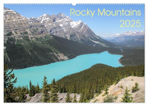 Rocky Mountains 2025 (Wandkalender 2025 DIN A2 quer), CALVENDO Monatskalender von CALVENDO