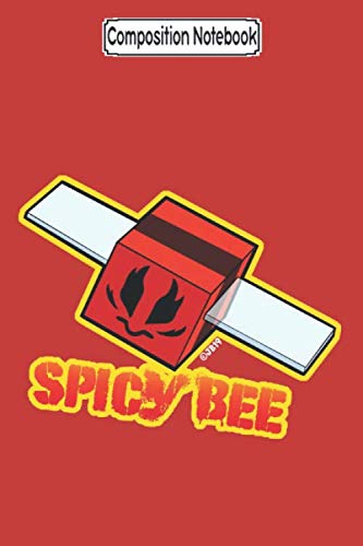 Composition Notebook: Spicy Bee Bee Swarm Simulator Bee Notebook Journal Notebook Blank Lined Ruled 6x9 100 Pages von Independently published