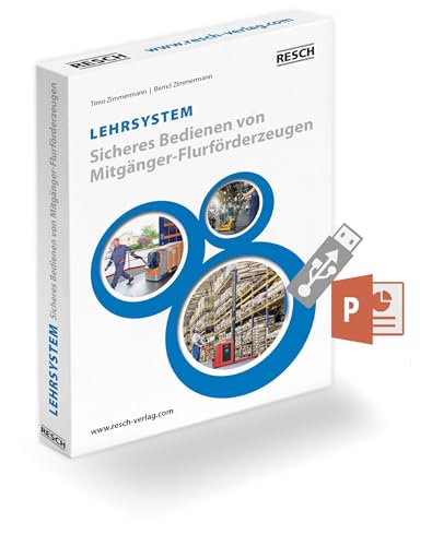 Lehrsystem "Sicheres Bedienen von Mitgänger-Flurförderzeugen" von Resch-Verlag