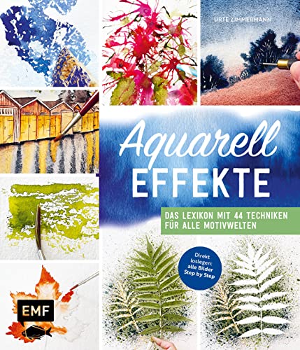 Aquarell-Effekte: Das Lexikon mit 44 Techniken für alle Motivwelten – Direkt loslegen: alle Bilder Step by Step von Edition Michael Fischer / EMF Verlag