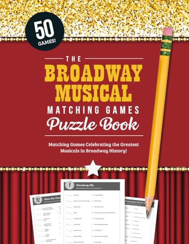 The Broadway Musical Matching Games Puzzle Book von Independently published