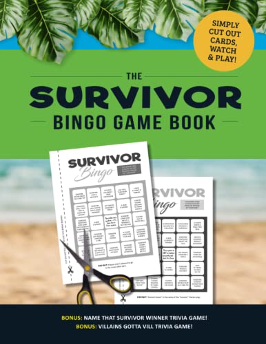 The Survivor Bingo Game Book: Cut-and-Play Bingo Boards for the Ultimate Fan of the TV Show – with bonus trivia! von Independently published