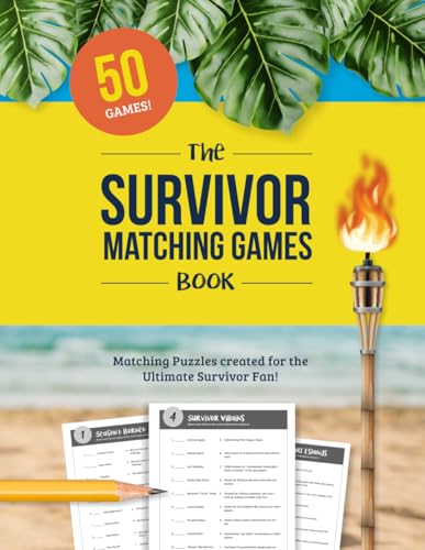 The Survivor Matching Games Book: Puzzles for the Ultimate Fan of the TV Show! von Independently published