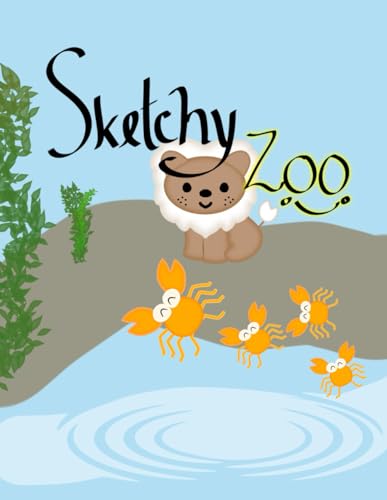 Sketchy Zoo: Sketch book for kids, 8.5x11. Learn to Draw the Wild Side, the carefully crafted exercises guide them to practice shapes, lines, and ... for more advanced artistic endeavors. von Independently published