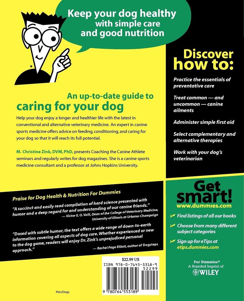 Dog Health & Nutrition For Dum von John Wiley & Sons