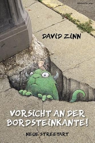 Vorsicht an der Bordsteinkante!: Neue Streetart von Mitteldeutscher Verlag