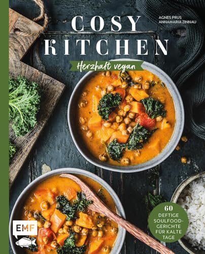 Cosy Kitchen – Herzhaft vegan: 60 deftige Soulfood-Gerichte für kalte Tage: Kürbis-Grünkohl-Curry, Tacos mit Pilz-Schawarma, Brombeer-Knödel mit Vanillesauce und mehr Cosy Kitchen – Herzhaft vegan: 60 deftige Soulfood-Gerichte für kalte Tage: Kürbis-Grünkohl-Curry, Tacos mit Pilz-Schawarma, Brombeer-Knödel mit Vanillesauce und mehr