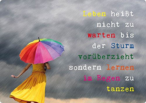 Magnet. Leben Heißt Nicht Zu Warten Bis Der Sturm Vorüberzieht, Sondern Lernen Im Regen Zu Tanzen. Vpe 3 Magnet. Leben Heißt Nicht Zu Warten Bis Der Sturm Vorüberzieht, Sondern Lernen Im Regen Zu Tanzen. Vpe 3 von Kamphausen Media GmbH