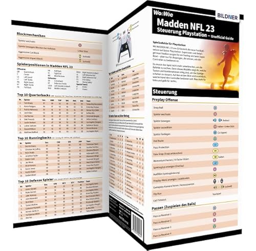 MADDEN NFL 23 - Steuerung Playstation - Unofficial Guide: Die komplette Spielsteuerung groß auf einen Blick! Für Playstation