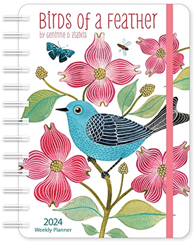 Geninne Zlatkis Weekly Planner 2024: Birds of a Feather von Amber Lotus