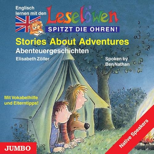 Leselöwen Stories About Adventures. CD: Abenteuergeschichten. Mit Vokabelhilfe und Elterntipps! von Jumbo Neue Medien + Verla