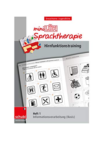 miniLÜK-Sprachtherapie - Hirnfunktionstraining: Heft 1 Informationsverarbeitung Basis (Schubi-LÜK-Sprachtherapie Erwachsene)