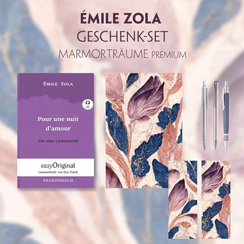 Émile Zola Geschenkset (mit Audio-Online) + Marmorträume Schreibset Premium: Émile Zola Geschenkset (mit Audio-Online) - Lesemethode von Ilya Frank - ... von Ilya Frank - Französisch: Französisch)