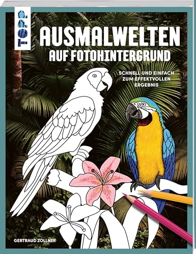 Ausmalwelten auf Fotohintergrund: Schnell und einfach zum effektvollen Ergebnis