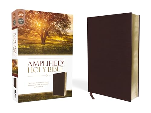 Amplified Holy Bible, Bonded Leather, Burgundy: Captures the Full Meaning Behind the Original Greek and Hebrew