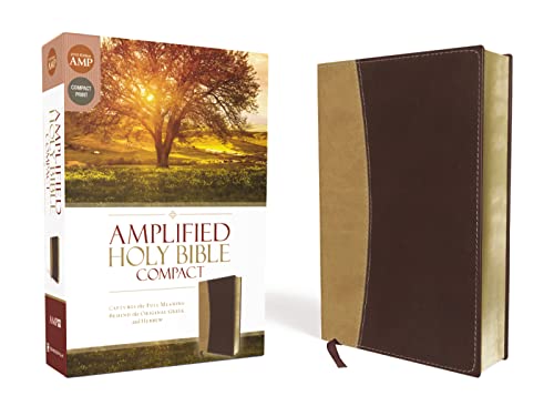 Amplified Holy Bible, Compact, Leathersoft, Tan/Burgundy: Captures the Full Meaning Behind the Original Greek and Hebrew Amplified Holy Bible, Compact, Leathersoft, Tan/Burgundy: Captures the Full Meaning Behind the Original Greek and Hebrew
