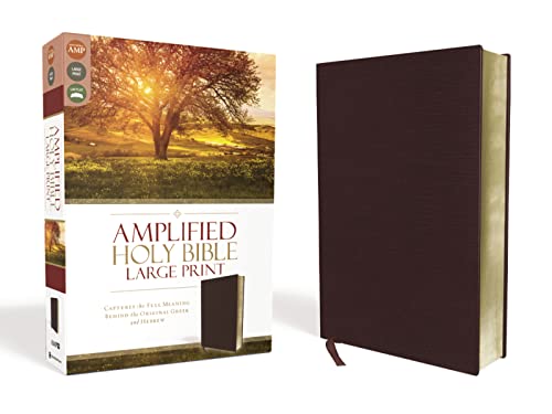 Amplified Holy Bible, Large Print, Bonded Leather, Burgundy: Captures the Full Meaning Behind the Original Greek and Hebrew Amplified Holy Bible, Large Print, Bonded Leather, Burgundy: Captures the Full Meaning Behind the Original Greek and Hebrew