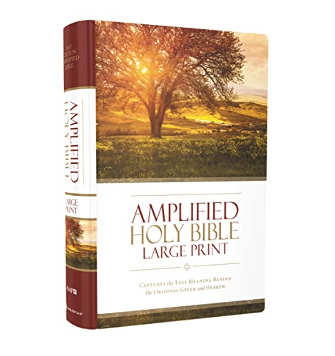 Amplified Holy Bible, Large Print, Hardcover: Captures the Full Meaning Behind the Original Greek and Hebrew von HarperCollins