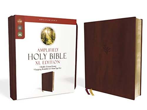 Amplified Holy Bible, XL Edition, Leathersoft, Burgundy Amplified Holy Bible, XL Edition, Leathersoft, Burgundy