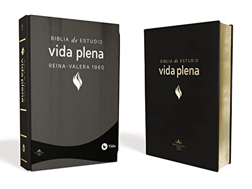 RVR60, Biblia de Estudio de la vida plena, Leather-Look, Negro RVR60, Biblia de Estudio de la vida plena, Leather-Look, Negro