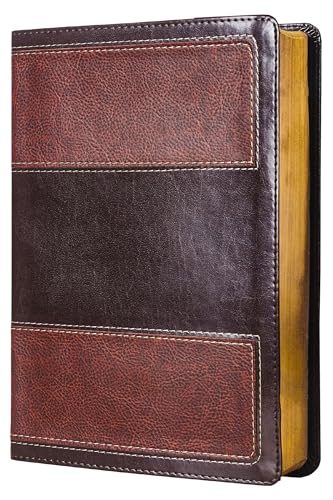 RVR60, Biblia de Estudio de la vida plena, Leathersoft Italian Duo-tone, Café: Reina-Valera 1960, Marron / marron, Piel Italiana a dos Tonos RVR60, Biblia de Estudio de la vida plena, Leathersoft Italian Duo-tone, Café: Reina-Valera 1960, Marron / marron, Piel Italiana a dos Tonos