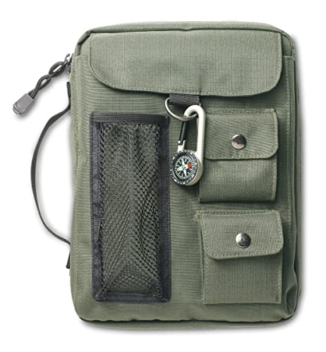 Compass Green Medium Book and Bible Cover Compass Green Medium Book and Bible Cover