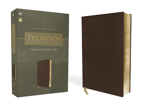 ESV, Thompson Chain-Reference Bible, Leathersoft, Brown, Red Letter: English Standard Version, Thompson Chain-reference Bible, Brown, Red Letter ESV, Thompson Chain-Reference Bible, Leathersoft, Brown, Red Letter: English Standard Version, Thompson Chain-reference Bible, Brown, Red Letter