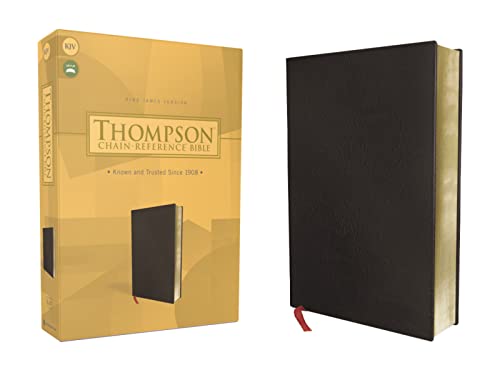 KJV, Thompson Chain-Reference Bible, Bonded Leather, Black, Red Letter: King James Version, Black, Bonded Leather, Chain-Referenced, Red Letter