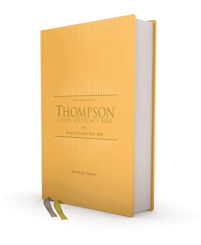 KJV, Thompson Chain-Reference Bible, Hardcover, Yellow Gold, Red Letter, Comfort Print: King James Version, Yellow Gold, Red Letter, Comfort Print