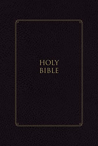 KJV, Thompson Chain-Reference Bible, Leathersoft, Black, Red Letter, Thumb Indexed, Comfort Print: King James Version, Black, Leathersoft, Red Letter