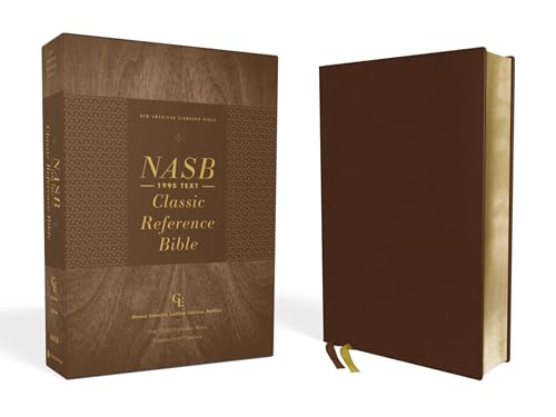 NASB, Classic Reference Bible, Genuine Leather, Buffalo, Brown, Red Letter, 1995 Text, Comfort Print: New American Standard Bible, Classic Reference ... Buffalo, Red Letter, 1995 Text, Comfort Print