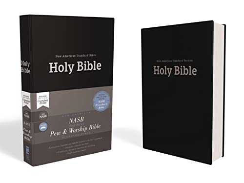 NASB, Church Bible (Pew Bible), Hardcover, Black, 1995 Text, Comfort Print von HarperCollins