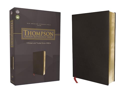 NASB, Thompson Chain-Reference Bible, Bonded Leather, Black, Red Letter, 1977 Text: New American Standard Bible, Black, Bonded Leather, Red Letter