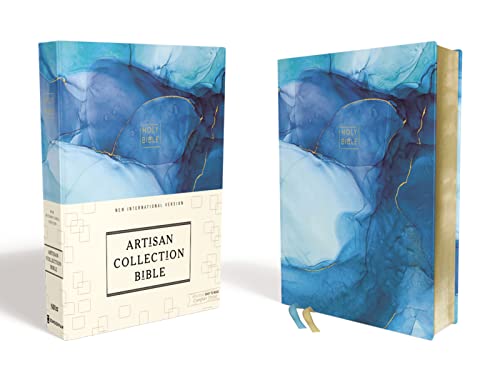 NIV, Artisan Collection Bible, Cloth over Board, Blue, Art Gilded Edges, Red Letter, Comfort Print: New International Version, Artisan Collection ... Edges, Red Letter Edition, Comfort Print
