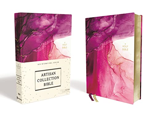 NIV, Artisan Collection Bible, Cloth over Board, Pink, Art Gilded Edges, Red Letter, Comfort Print NIV, Artisan Collection Bible, Cloth over Board, Pink, Art Gilded Edges, Red Letter, Comfort Print