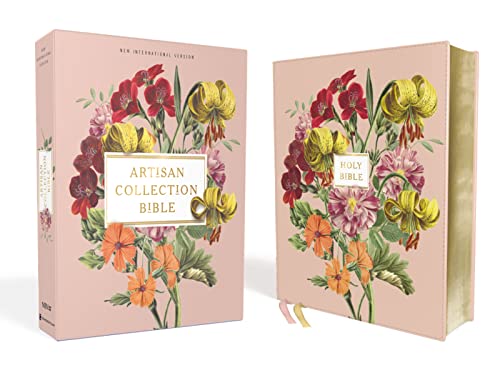 NIV, Artisan Collection Bible, Leathersoft, Blush Floral, Red Letter, Comfort Print NIV, Artisan Collection Bible, Leathersoft, Blush Floral, Red Letter, Comfort Print
