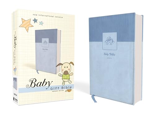 NIV, Baby Gift Bible, Holy Bible, Leathersoft, Blue, Red Letter, Comfort Print: Keepsake Edition NIV, Baby Gift Bible, Holy Bible, Leathersoft, Blue, Red Letter, Comfort Print: Keepsake Edition