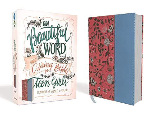 NIV, Beautiful Word Coloring Bible for Teen Girls, Leathersoft, Pink/Blue: Hundreds of Verses to Color NIV, Beautiful Word Coloring Bible for Teen Girls, Leathersoft, Pink/Blue: Hundreds of Verses to Color