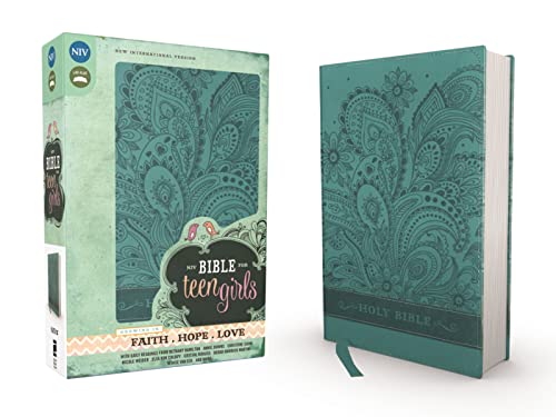 NIV, Bible for Teen Girls, Leathersoft, Blue: Growing in Faith, Hope, and Love NIV, Bible for Teen Girls, Leathersoft, Blue: Growing in Faith, Hope, and Love